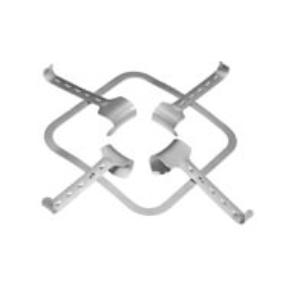KIRSCHNER Abdom. Retractor squar. compl. with 1 frame rigid 240x240mm, 2 Hook on retract. 40x55mm, 2 Hook on ret. 50x65mm