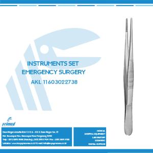 INSTRUMENTS SET – EMERGENCY SURGERY