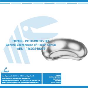 Instruments set (General Examination of Health Center)