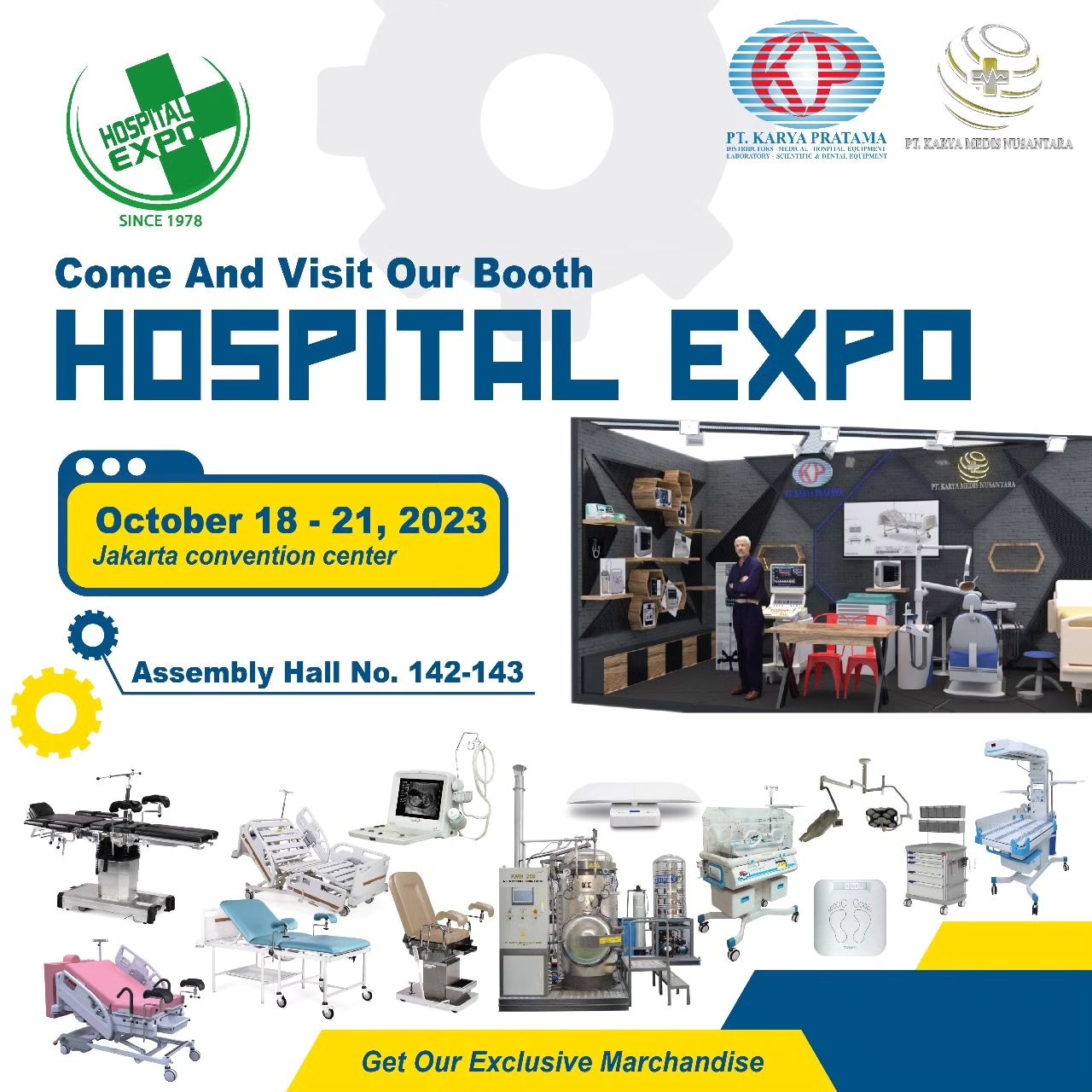 Read more about the article PT Karya Pratama Siap Tampilkan Produk Unggulan di Hospital Expo 2023