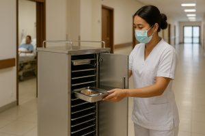 Read more about the article Troli Makanan Stainless Steel YT-105: Penunjang Penting Layanan Gizi Pasien